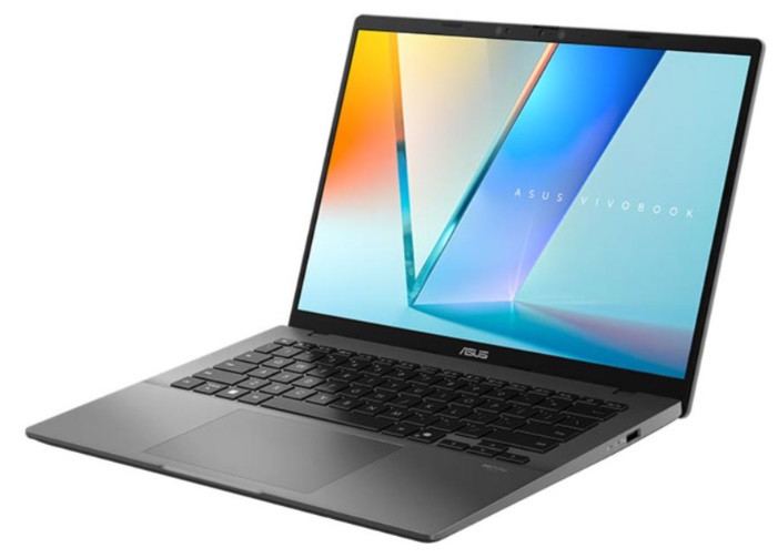 Laptop Asus Vivobook S14 S3407QA-SF043WS (Snapdragon X X1 26 100/ 16GB/ 512GB SSD/ 14 inch WUXGA/ 60HZ/ Win 11/ Office/ Gray/ Vỏ nhôm)