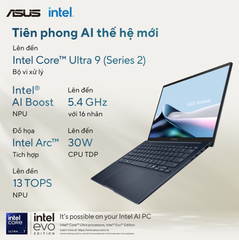 Laptop Asus Zenbook 14 OLED UX3405CA