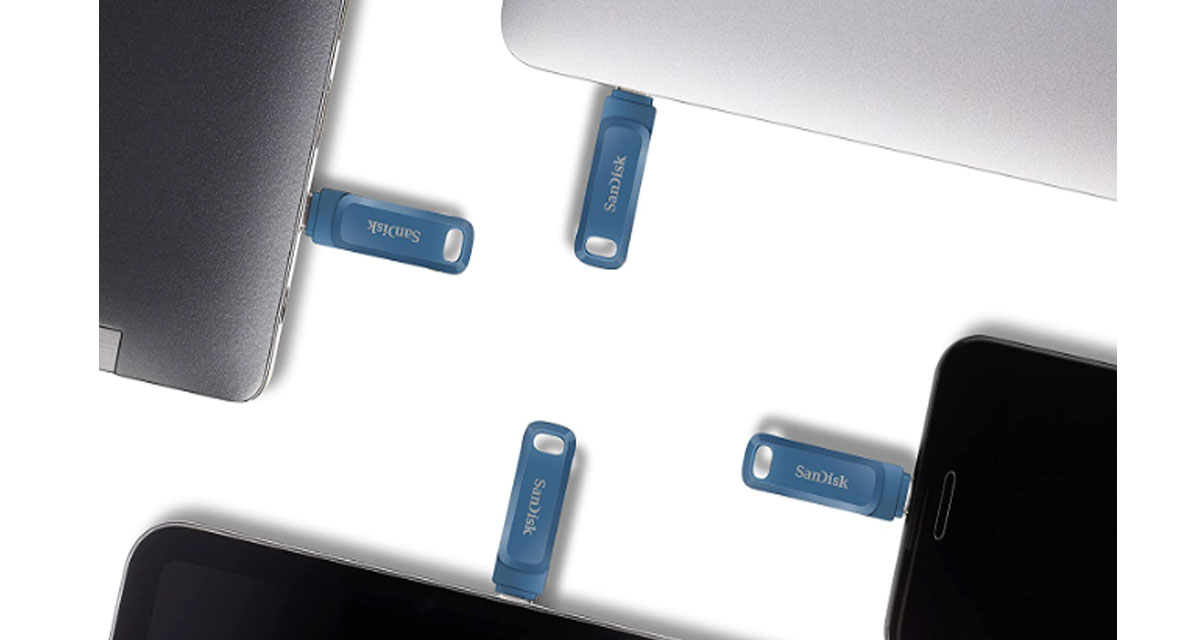 USB SanDisk SDDDC3 Ultra Dual Drive Go 128Gb USB Type-C và USB Type-A (Màu xanh navy)