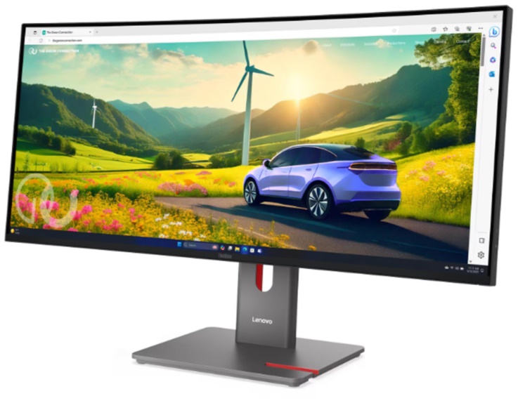 Màn hình cong Lenovo Think Vision P34WD-40 64ADGAR1VN (34Inch/ UWQHD (3440x1440)/ 4ms/ 350cd/m2/ IPS/ Lan/USB-C)