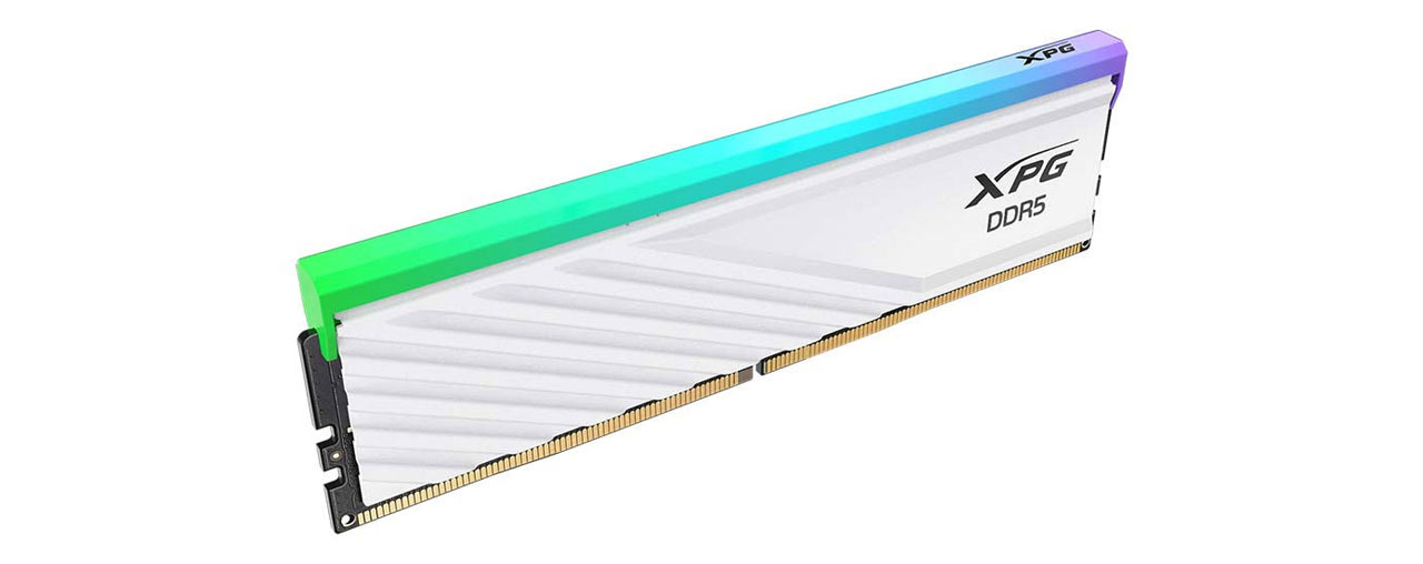 Ram desktop Adata Lancer Blade White RGB 16GB DDR5 6000Mhz (ID: 59088)
