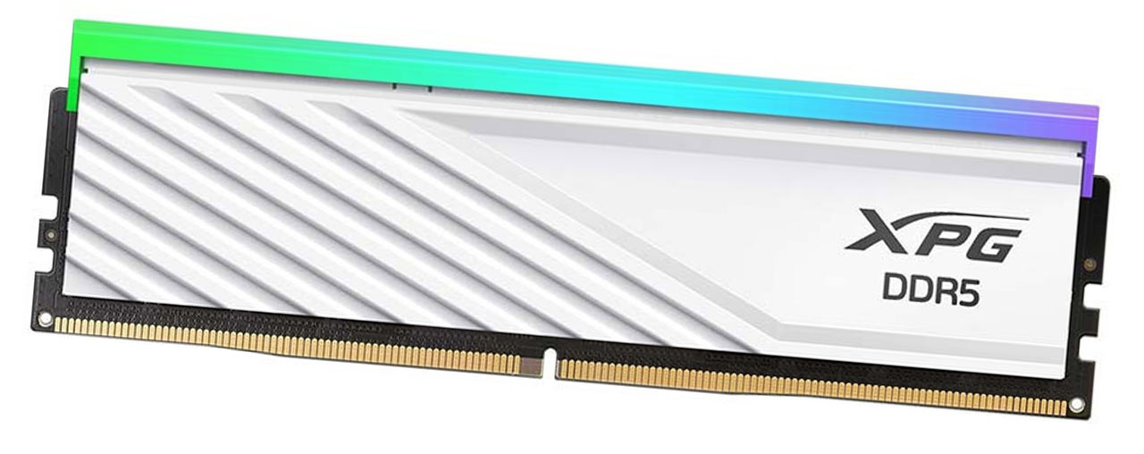 Ram desktop Adata Lancer Blade White RGB 16GB DDR5 6000Mhz (ID: 59088)
