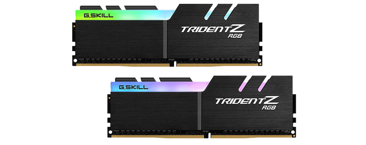 Ram desktop GSKill Trident Z RGB DDR4-3600MHz 32GB (2x16GB) (F4-3600C18D-32GTZR) (ID: 41191)
