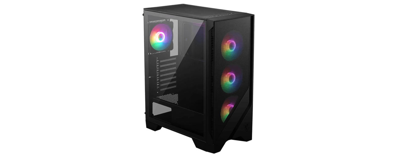 Vỏ máy tính MSI MAG FORGE 120A AIRFLOW Black ( ATX - 6 Fan RGB) (ID: 56330)