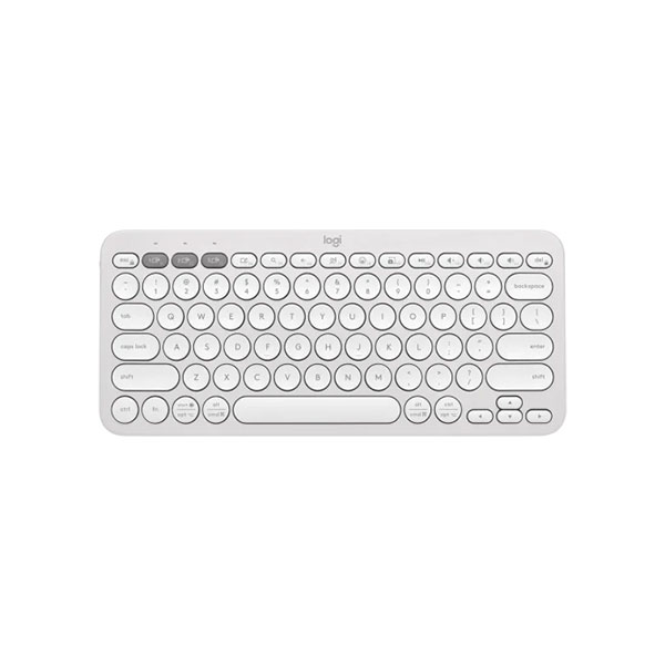 Bàn phím không dây Bluetooth Logitech Pebble Keys 2 K380S - Màu trắng