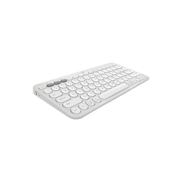 Bàn phím không dây Bluetooth Logitech Pebble Keys 2 K380S - Màu trắng