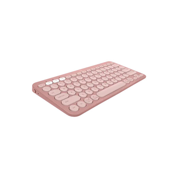 Bàn phím không dây Bluetooth Logitech Pebble Keys 2 K380S - Màu hồng