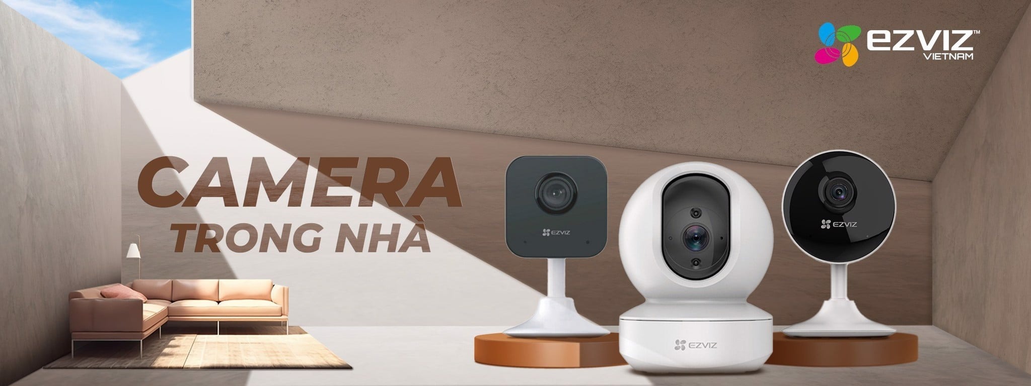 Camera Eviz trong nhà WiFi