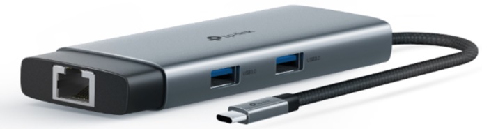 Bộ chuyển đổi TP-Link UH6120C USB Type-C to HDMI, USB3.0, Lan Gigabit, USB-C