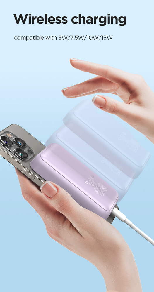 Pin sạc dự phòng không dây Pisen 10.000 mAh QUICK
