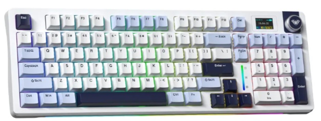 Bàn phím cơ Aula 3 MODE S98 PRO Xanh dương + trắng + tím đậm Nimbus V3 switch