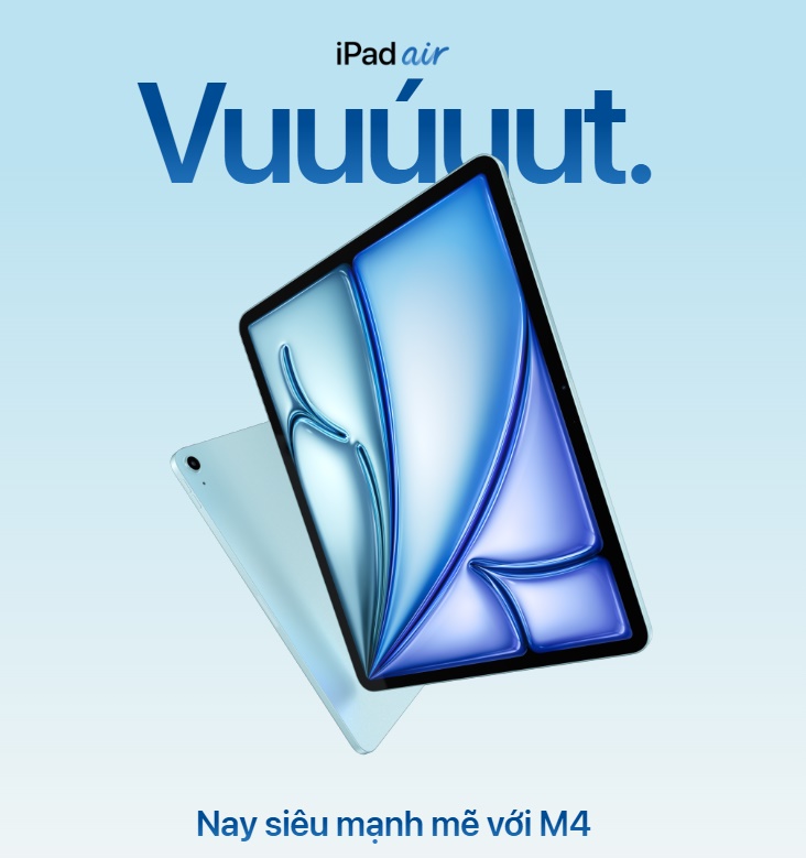 M&aacute;y t&iacute;nh bảng Apple IPad Air M4 