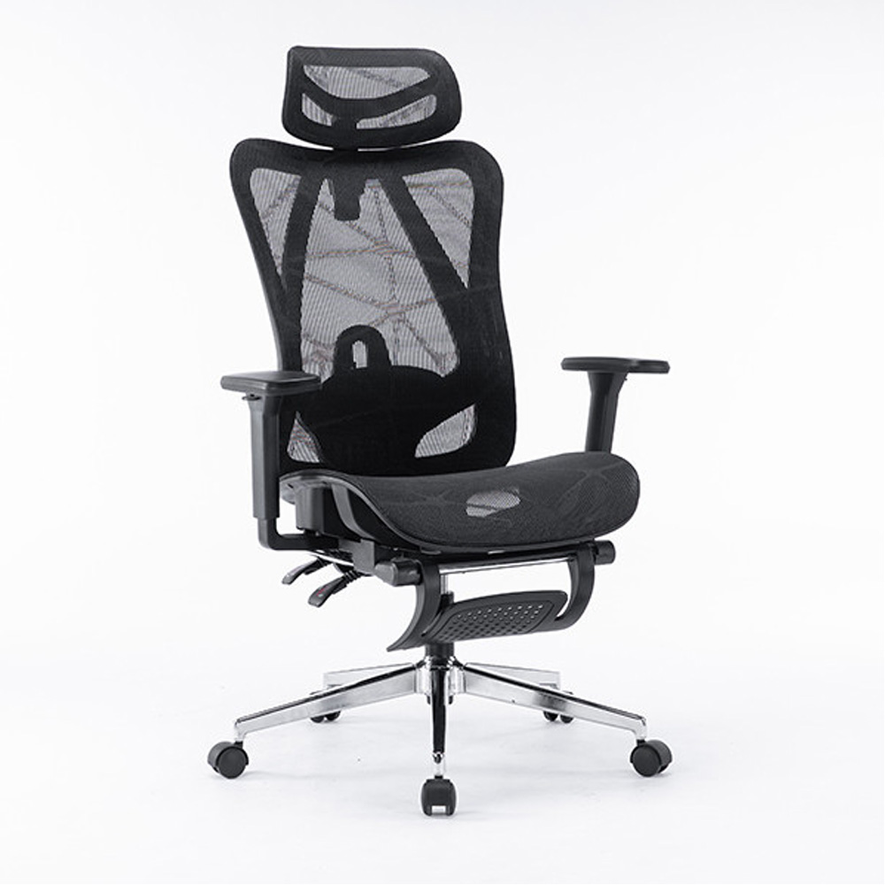 Ghế c&ocirc;ng th&aacute;i học E-Dra EEC225 black ergonomic chair