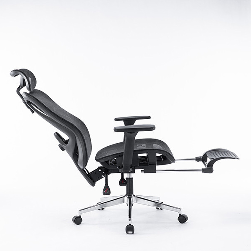 Ghế c&ocirc;ng th&aacute;i học E-Dra EEC225 black ergonomic chair