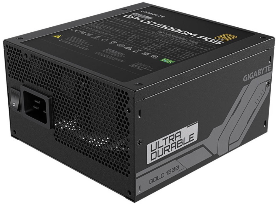 Nguồn máy tính Gigabyte 1300W PCIE5 80 Plus Gold Full Modular (GP-UD1300GM PG5)
