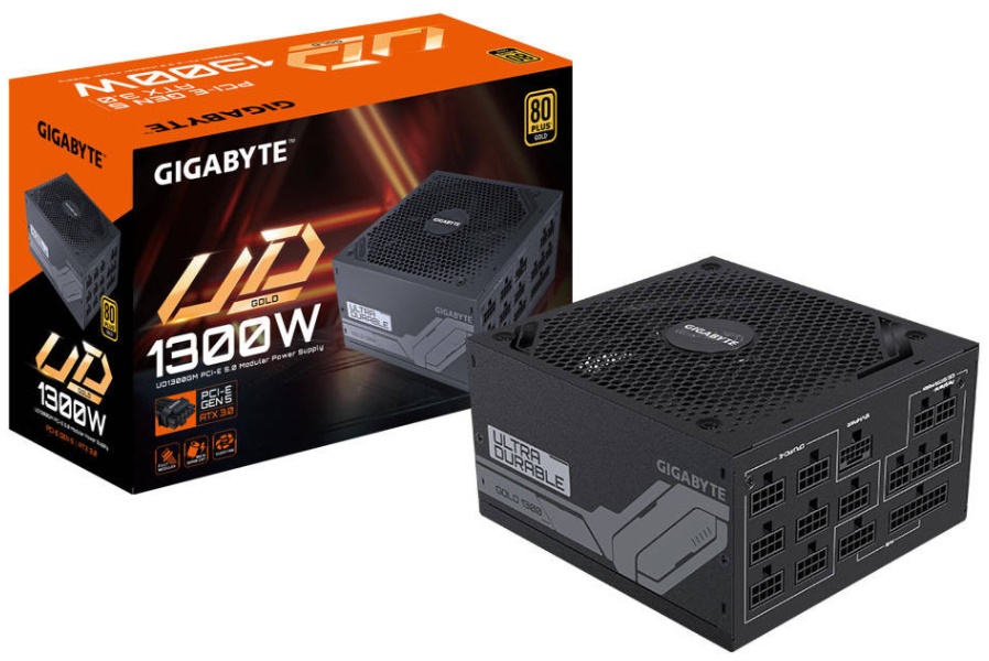 Nguồn máy tính Gigabyte 1300W PCIE5 80 Plus Gold Full Modular (GP-UD1300GM PG5)