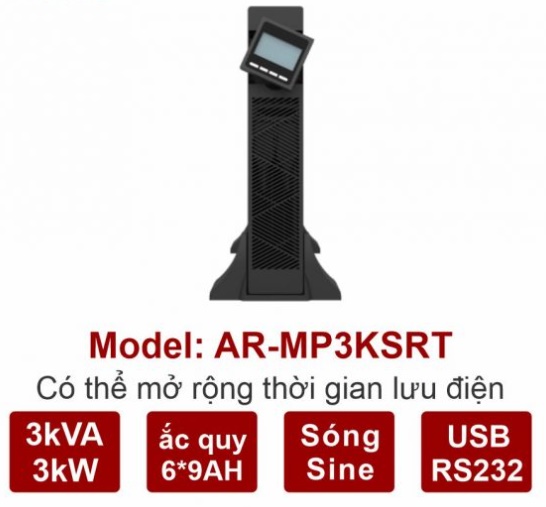 Bộ lưu điện ARES AR-MP3KSRT 