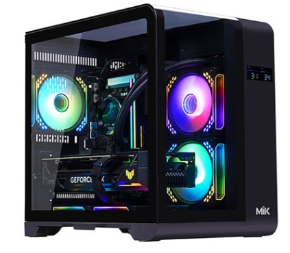 Vỏ máy tính MIK BARBATOS M BLACK (Mini Tower/ M-ATX/ Đen) 