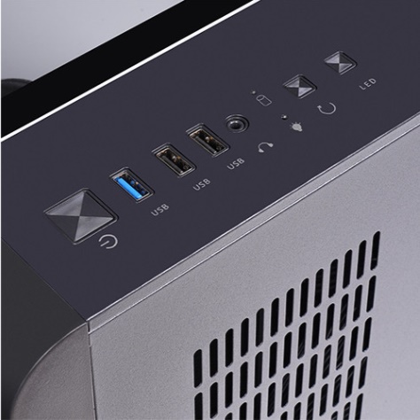 Vỏ máy tính MIK BARBATOS M BLACK (Mini Tower/ M-ATX/ Đen) 