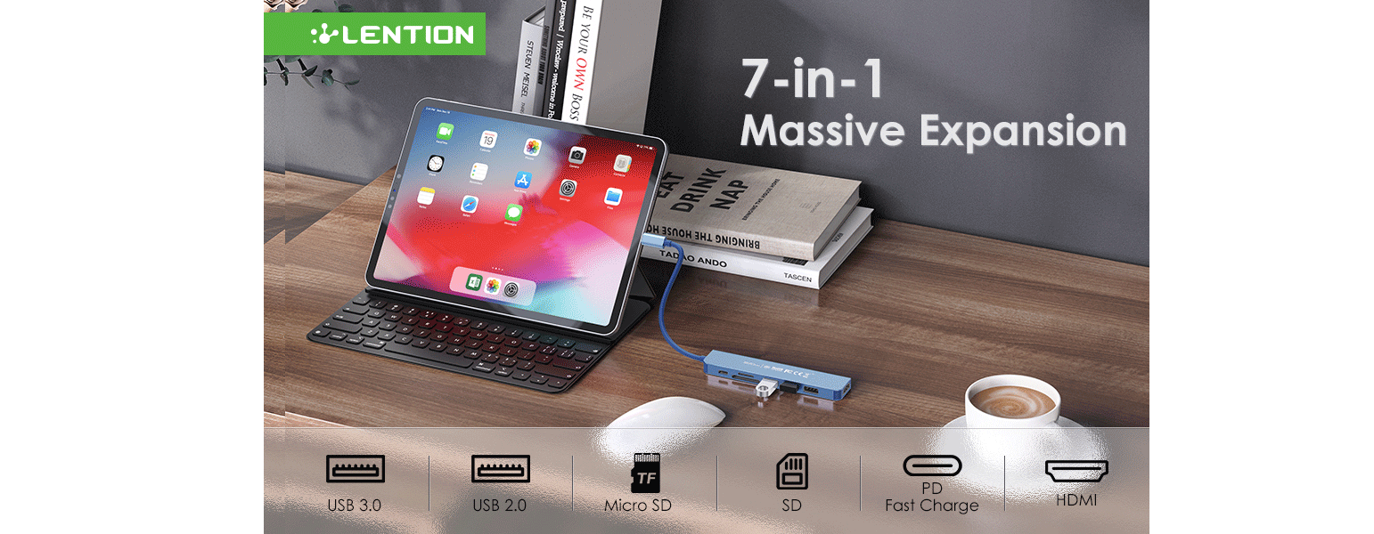 Lention CE18HCR USB-C