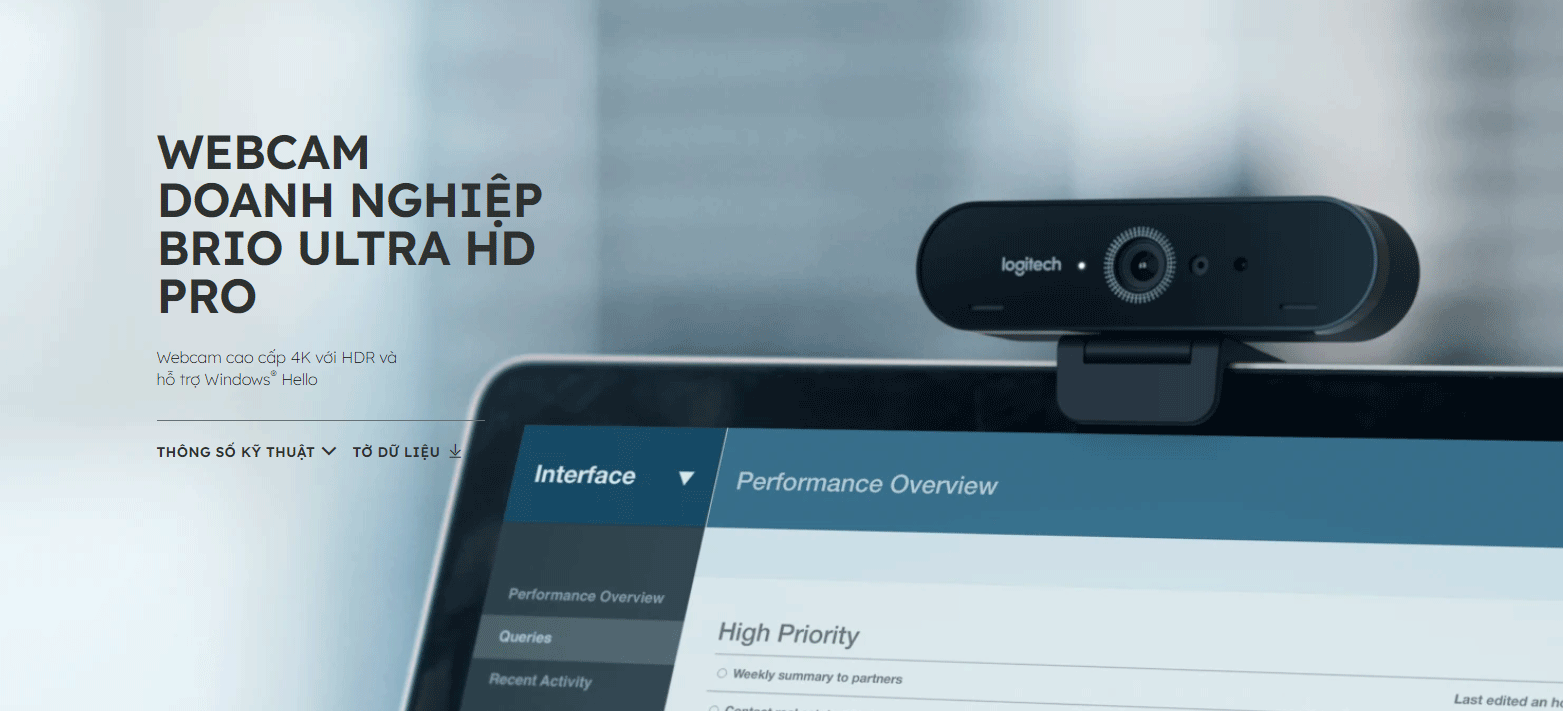 Logitech Brio Ultra HD Pro  