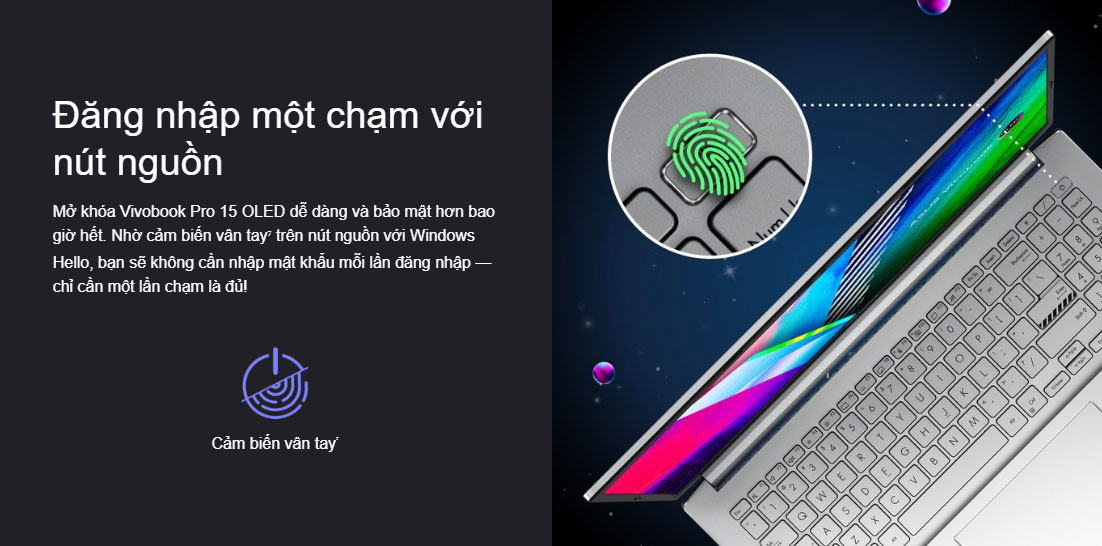 M&aacute;y t&iacute;nh x&aacute;ch tay Asus Vivobook Pro 15 M6500RC-MA004W