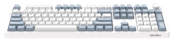 Bàn phím cơ không dây Dareu EK106 Pro Triple Mode Haze Blue DareU Cloud switch