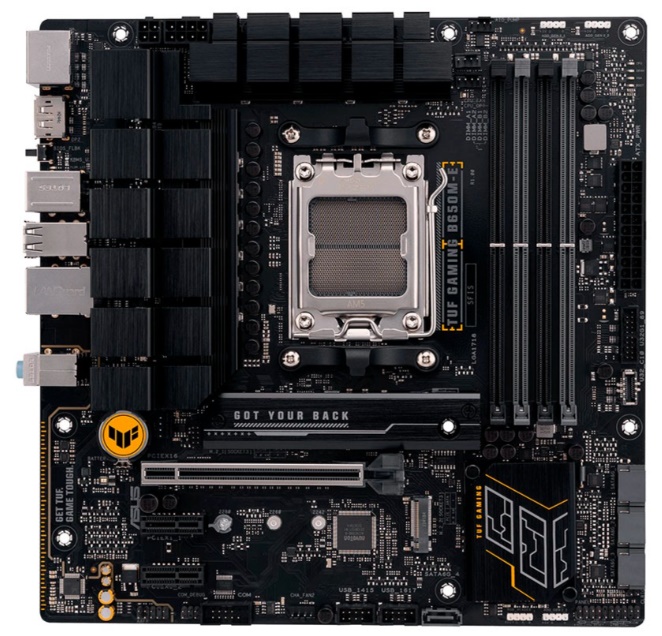 Mainboard Asus TUF Gaming B650M-E (AMD B650/ Socket AM5/ M-ATX/ 4 khe ram/ DDR5/ 2.5 Gigabit LAN)