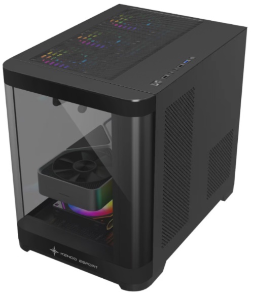 Vỏ máy tính KENOO ESPORT MK400 - Màu Đen (M-ATX)