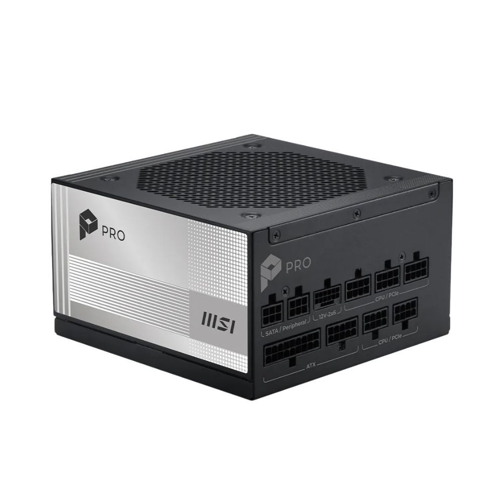 Nguồn m&aacute;y t&iacute;nh MSI PRO A1000PL PCIE5 (1000W/ 80 Plus Platinum/ Full-Modular/ ATX/ Đen)