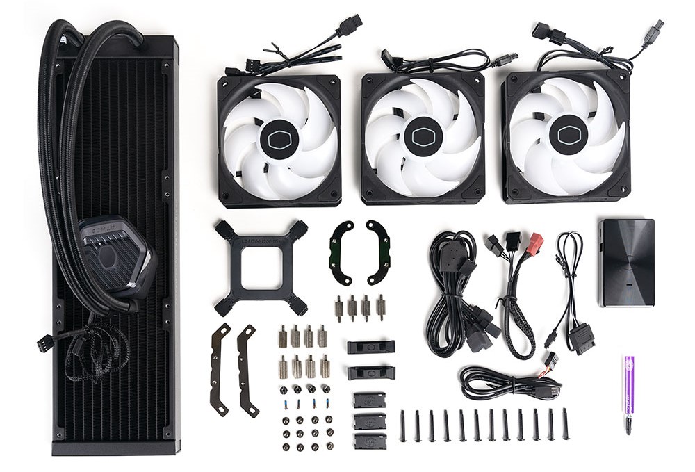 Tản nhiệt nước AIO Cooler Master MasterLiquid 360 Atmos Stealth