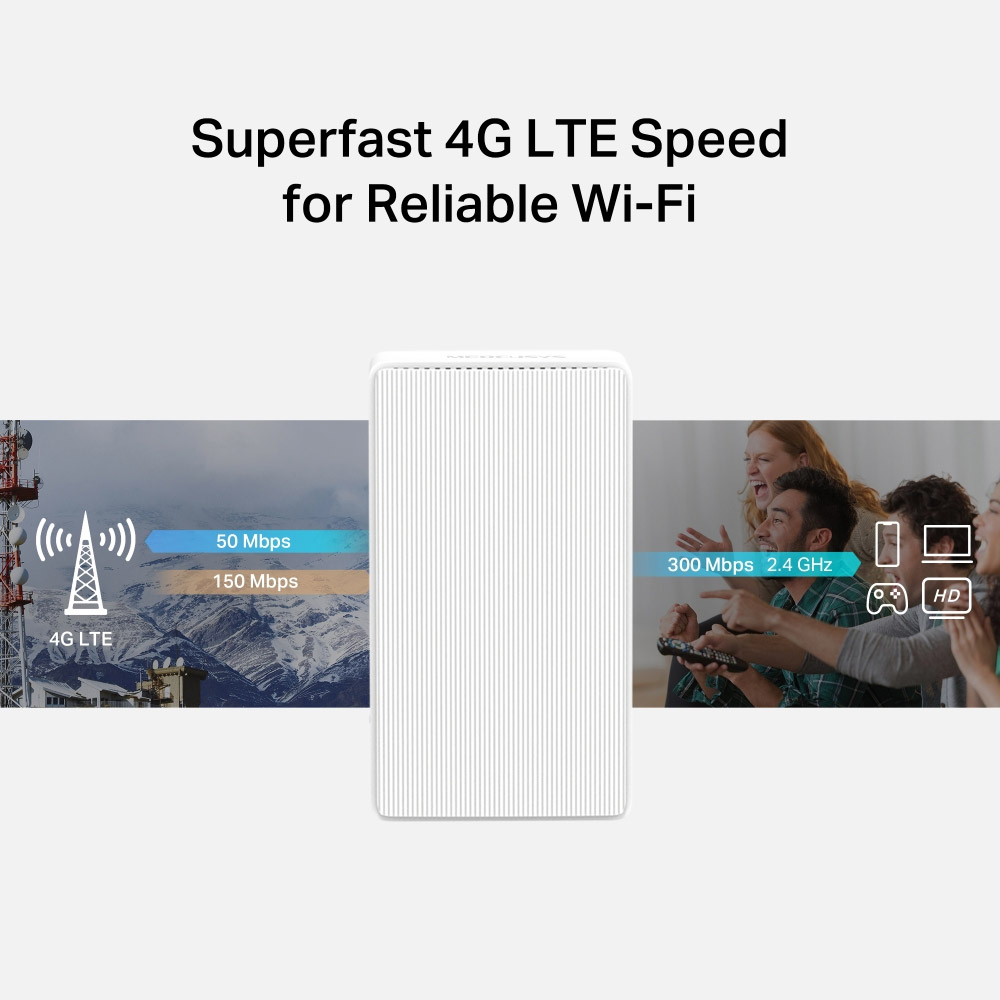 Bộ ph&aacute;t wifi 4G Mercusys MB112