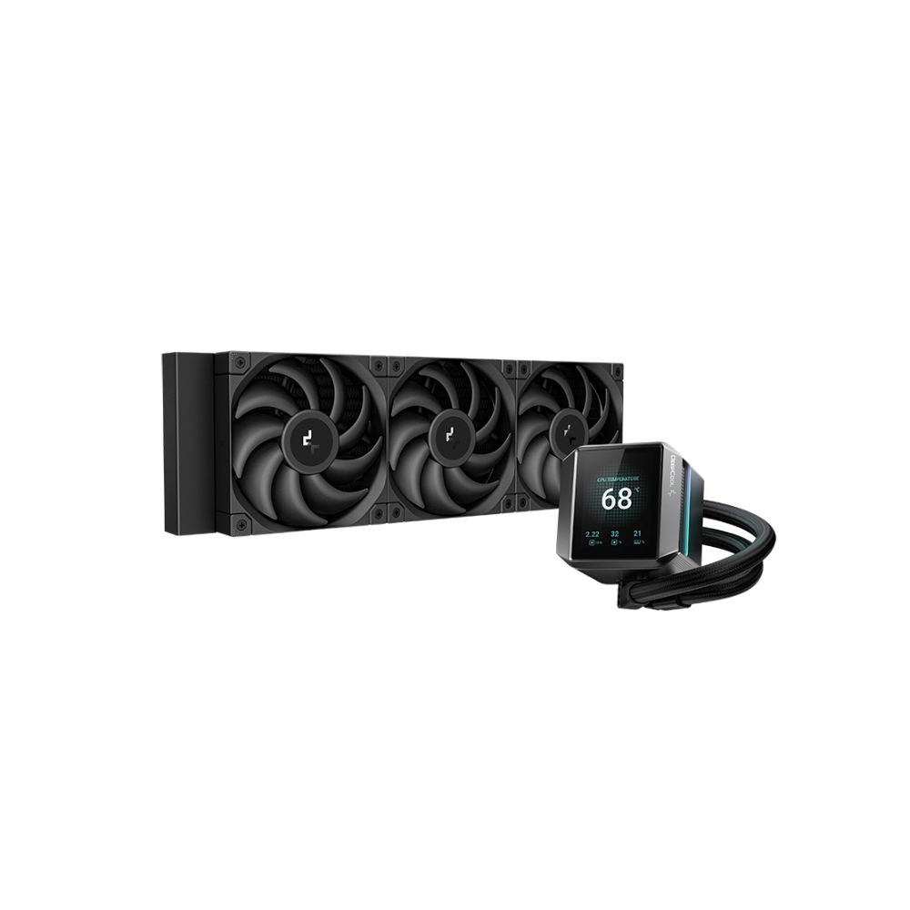 Tản nhiệt nước AIO Deepcool MYSTIQUE 360 (M&agrave;u Đen, M&agrave;n H&igrave;nh Hiển Thị)