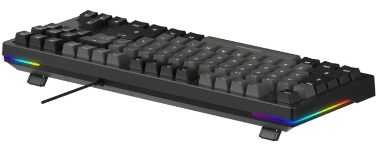 Bàn phím cơ Dareu EK87 V2 Gray Black PBT Dream switch