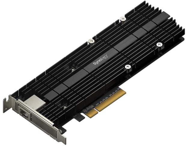 Card mạng Synology E10M20-T1 M.2 SSD & 10GbE Base-T Combo Adapter