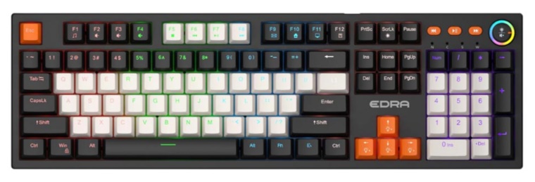 B&agrave;n ph&iacute;m cơ E-Dra EK3104K  