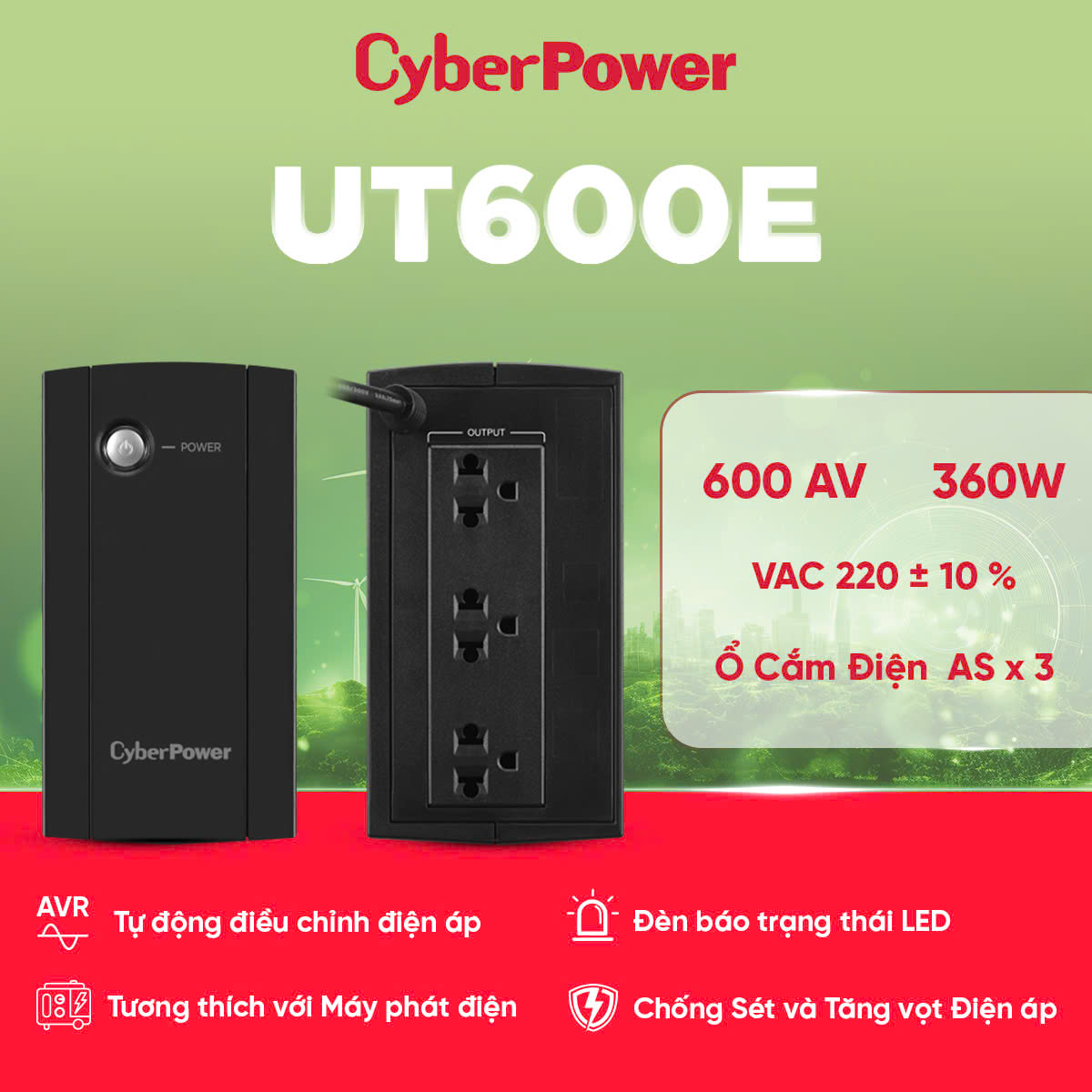 Bộ Lưu Điện CyberPower UT600E