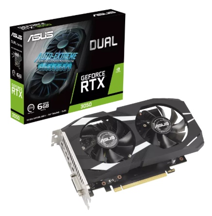 Card đồ họa Asus Dual GeForce RTX 3050 OC Edition 6GB