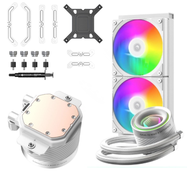 Tản nhiệt nước AIO ID-COOLING FX240 INF White (LED ARGB) 