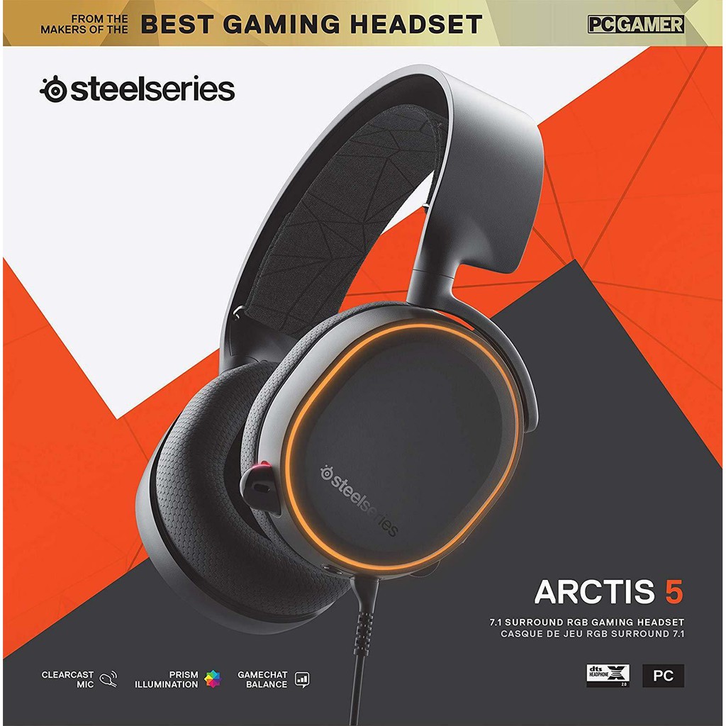 Tai nghe SteelSeries Arctis 5 Black Edition 