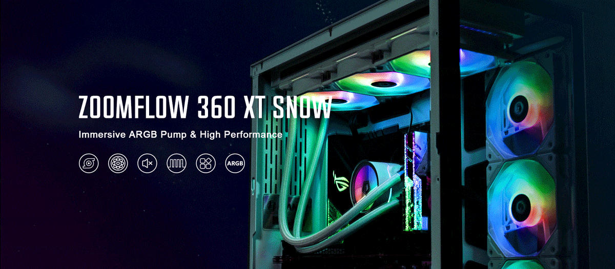 Tản nhiệt nước AIO ID-COOLING ZOOMFLOW 360-XT SNOW