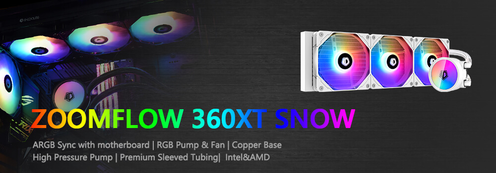 Tản nhiệt nước AIO ID-COOLING ZOOMFLOW 360-XT SNOW