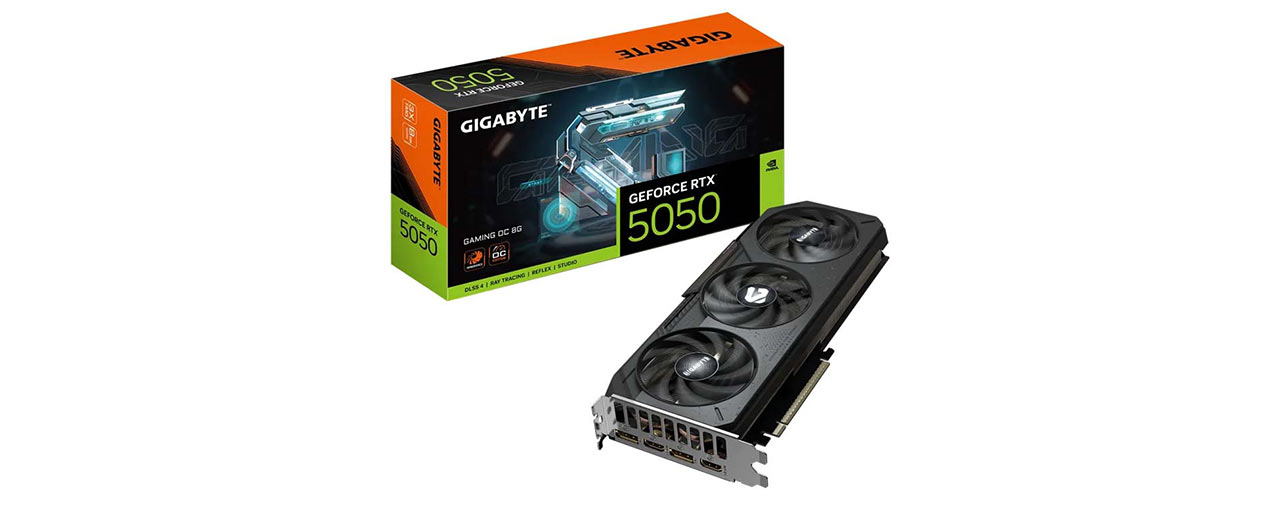 Card đồ họa Gigabyte GeForce RTX 5050 GAMING OC 8G GDDR6 (N5050GAMING OC-8GD) (ID: 60184)