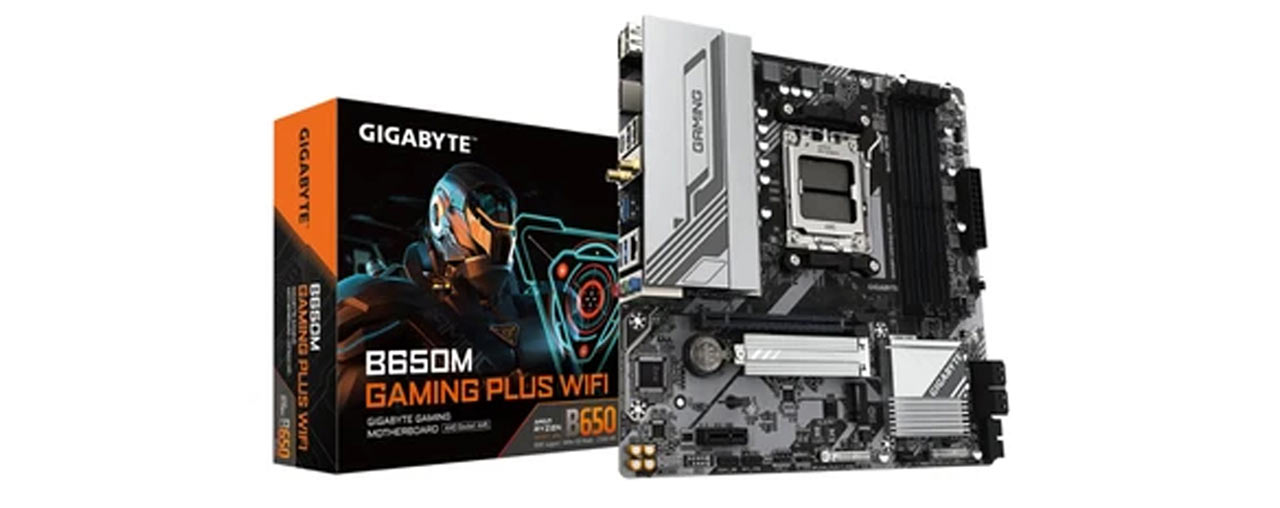 Mainboard Gigabyte B650M GAMING PLUS WIFI DDR5 (AMD B650/ Socket AM5/ M-ATX/ 4 khe ram/ 2.5 Gigabit LAN/ Bluetooth) (ID: 60188)