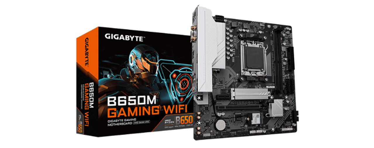 Mainboard Gigabyte B650M GAMING WIFI DDR5 (AMD B650/ Socket AM5/ M-ATX/ 2.5 Gigabit LAN/ Bluetooth) (ID: 60189)