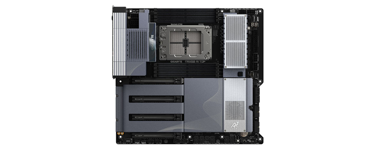 Mainboard Gigabyte TRX50 AI TOP (AMD sTR5/ Socket sTR5/ E-ATX/ 8 khe ram/ Bluetooth) (ID: 60186)