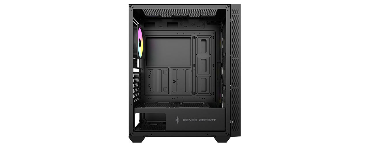 Vỏ máy tính KENOO ESPORT AFT240 - 3F - Màu Đen (Mid Tower/ ATX/ Đen) (ID: 60201)