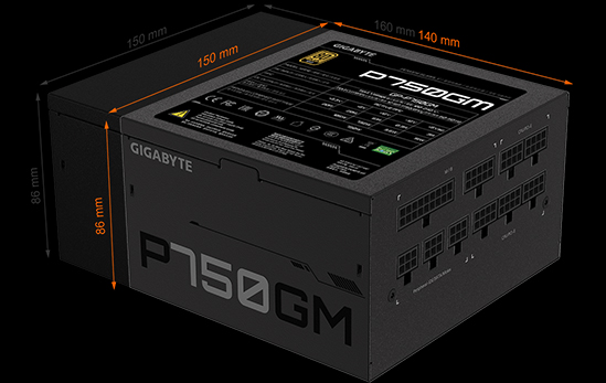 Nguồn máy tính Gigabyte GP- P750GM 750W