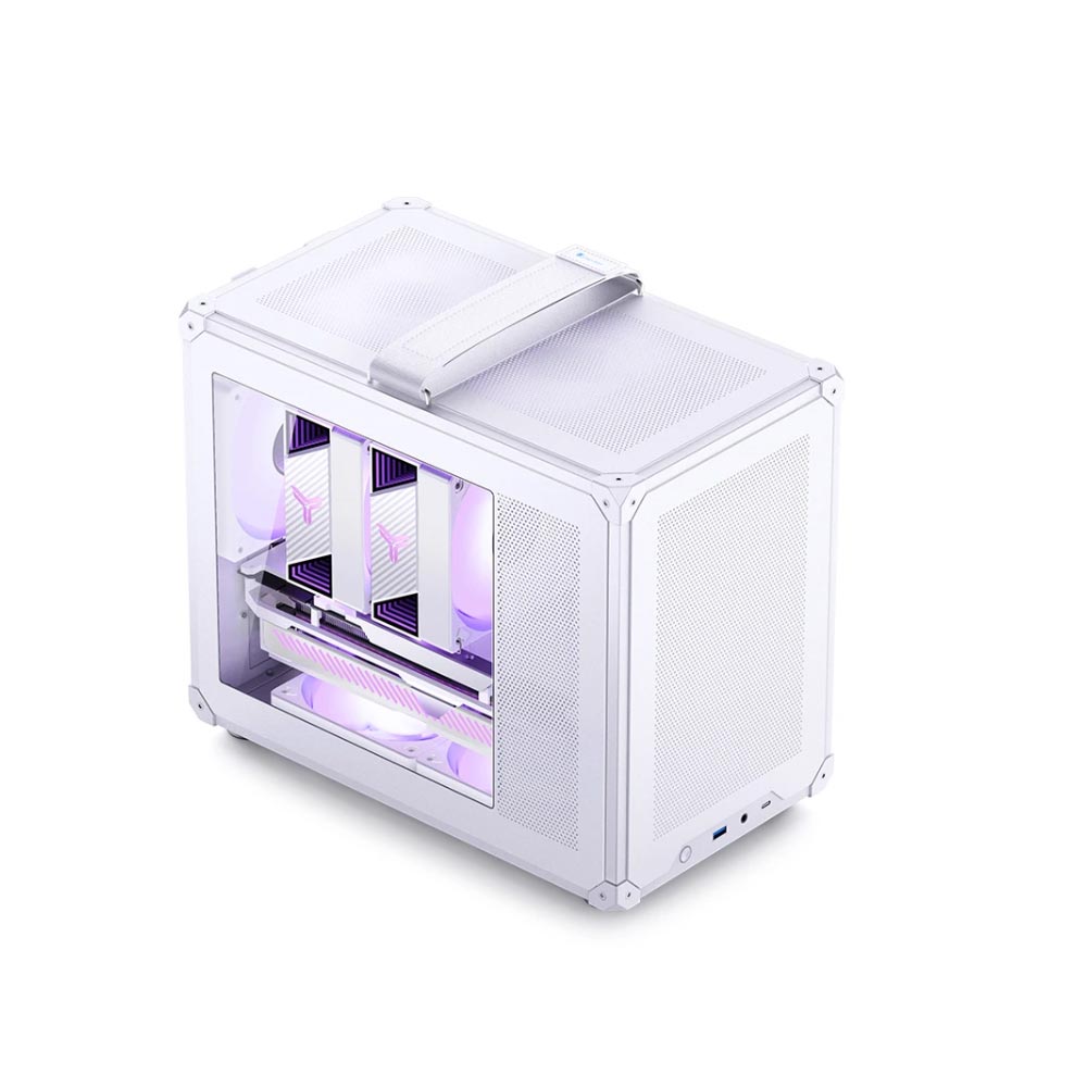 Vỏ m&aacute;y t&iacute;nh JONSBO C6 MAX White (Mini Tower/ M-ATX/ Trắng) 