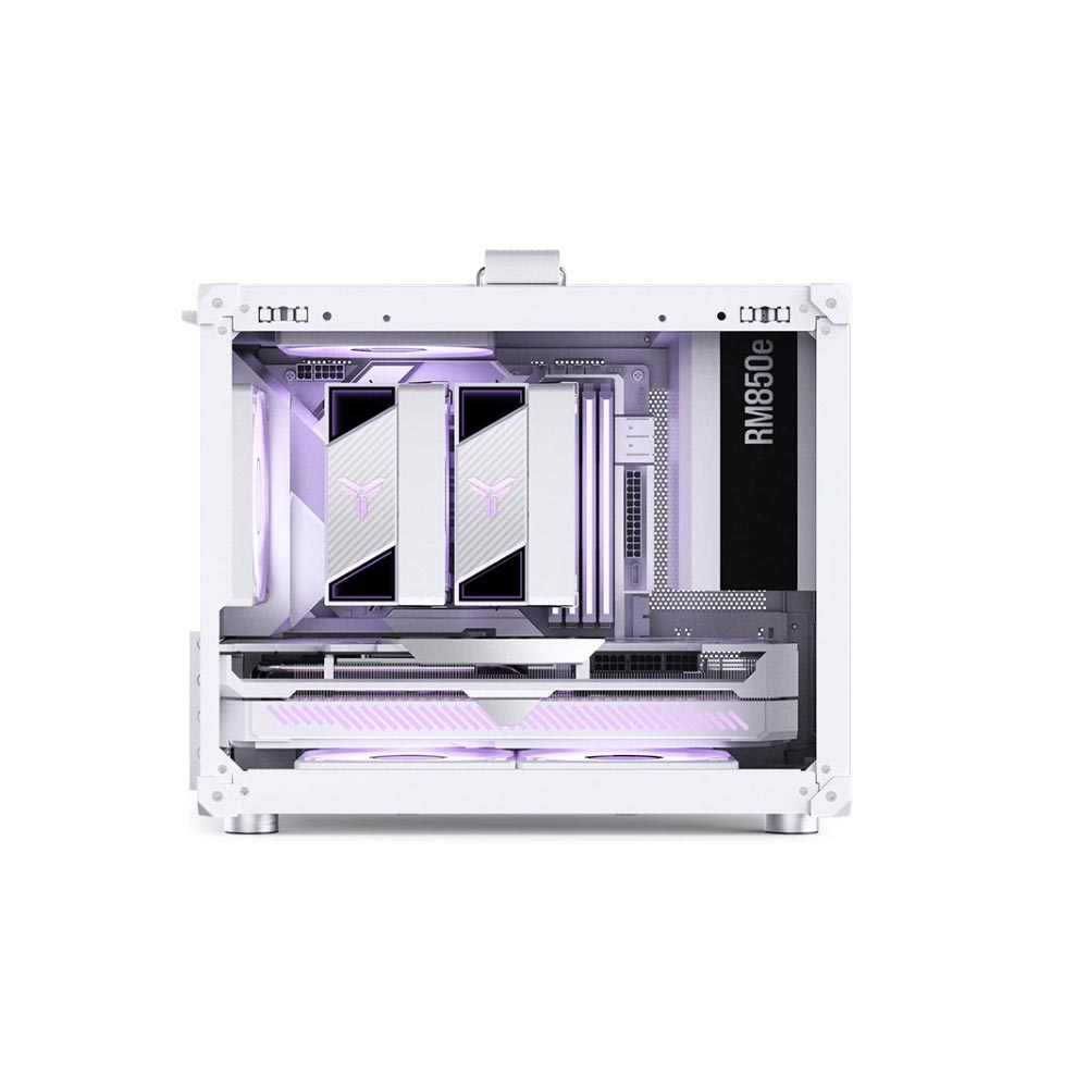 Vỏ m&aacute;y t&iacute;nh JONSBO C6 MAX White (Mini Tower/ M-ATX/ Trắng) 